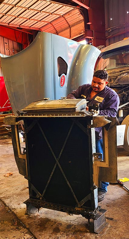 semi-truck radiator repair