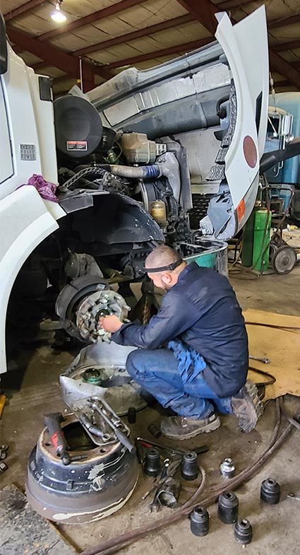 Semi-Truck Suspension Repair